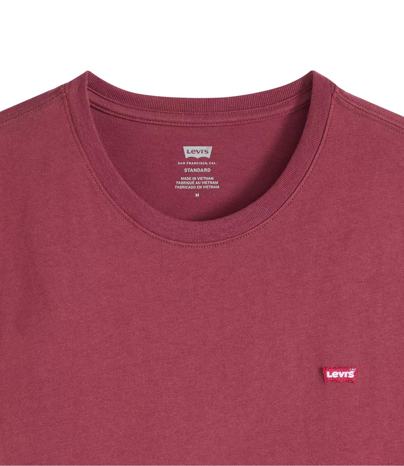 T-shirt Levi's bordeaux oxblood red
