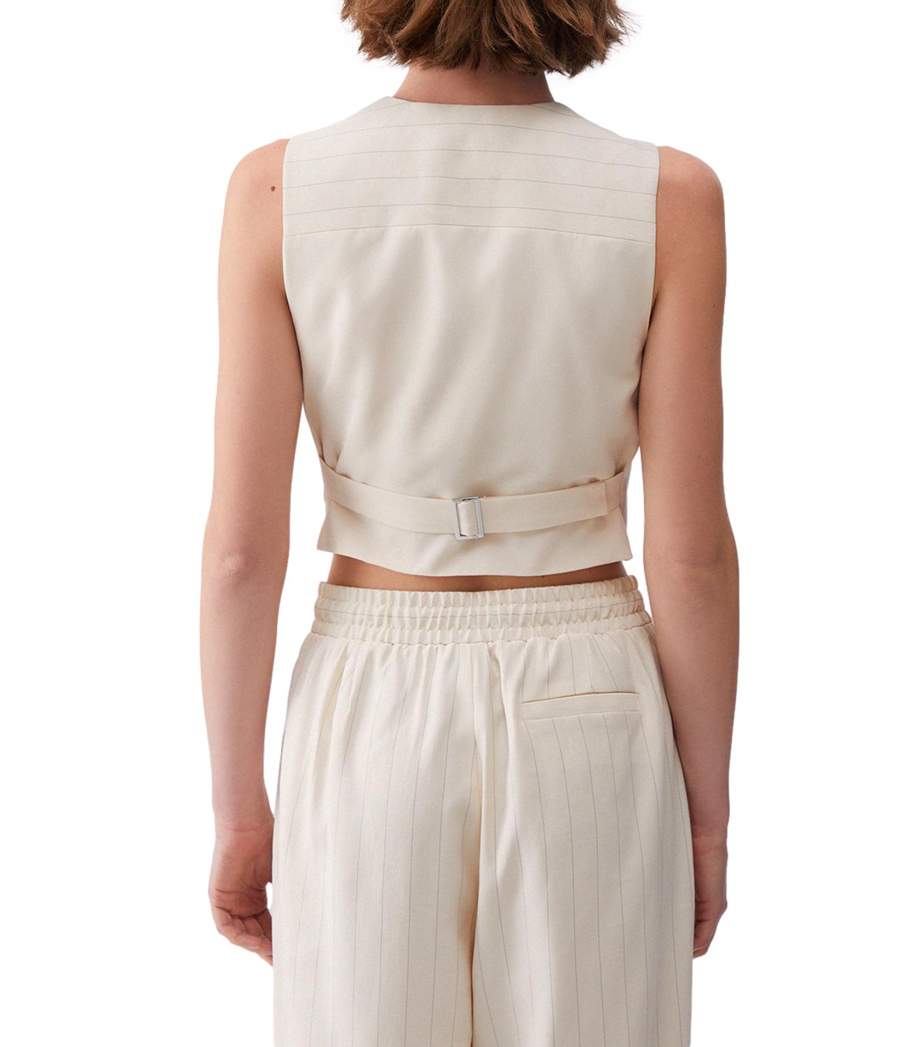 Liu Jo Gilet Gessato Cremino Donna