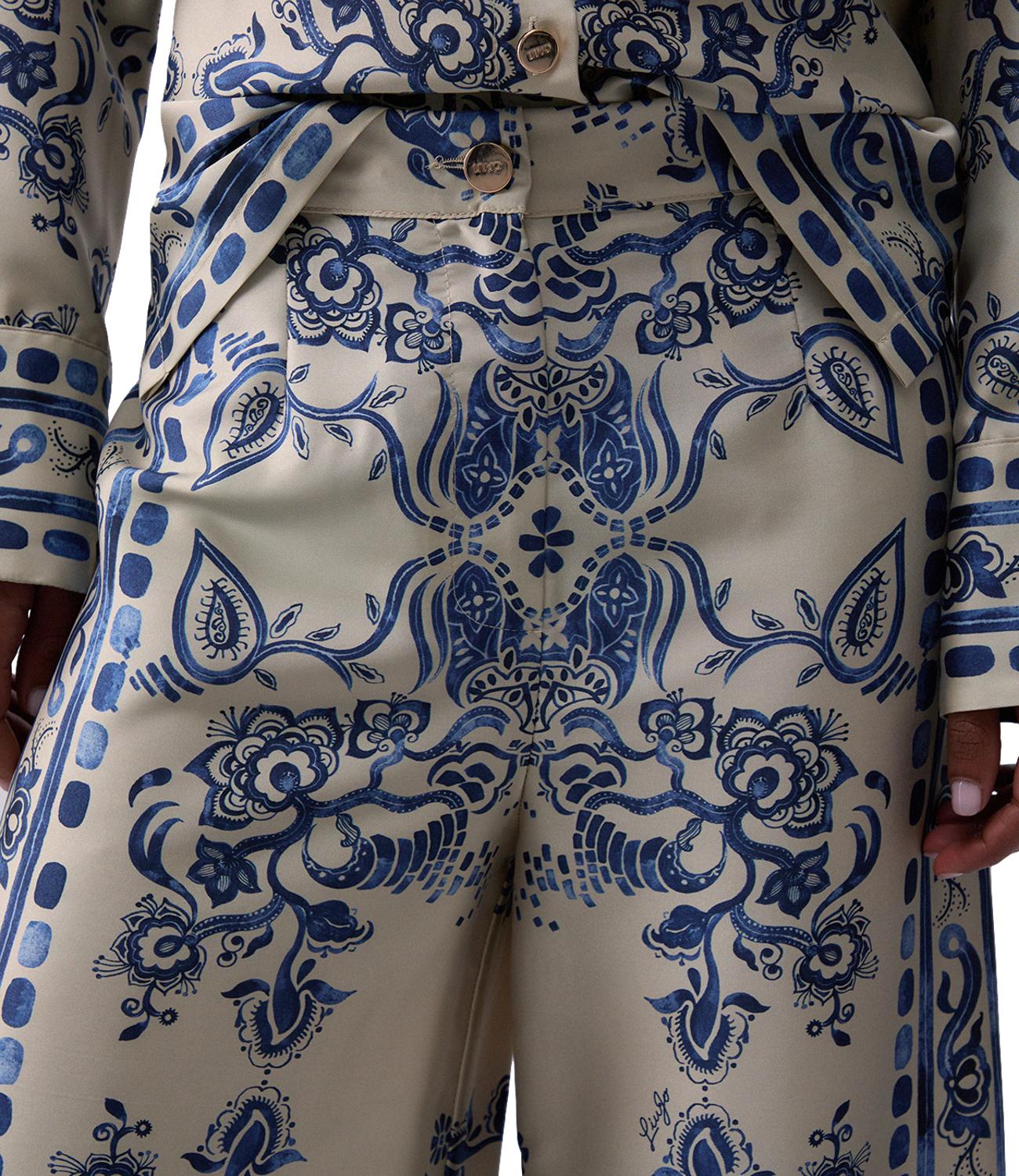 Liu Jo Pantalone St.Foulard Araldic Donna