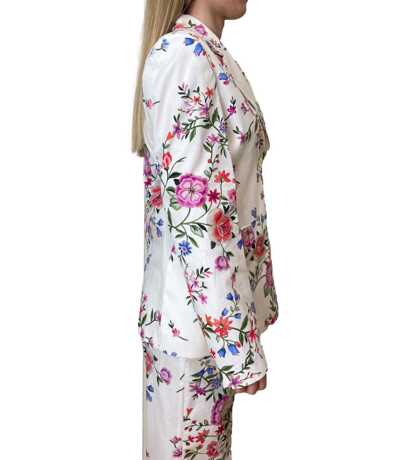 Liu Jo Giacca Glam White Blossom Donna