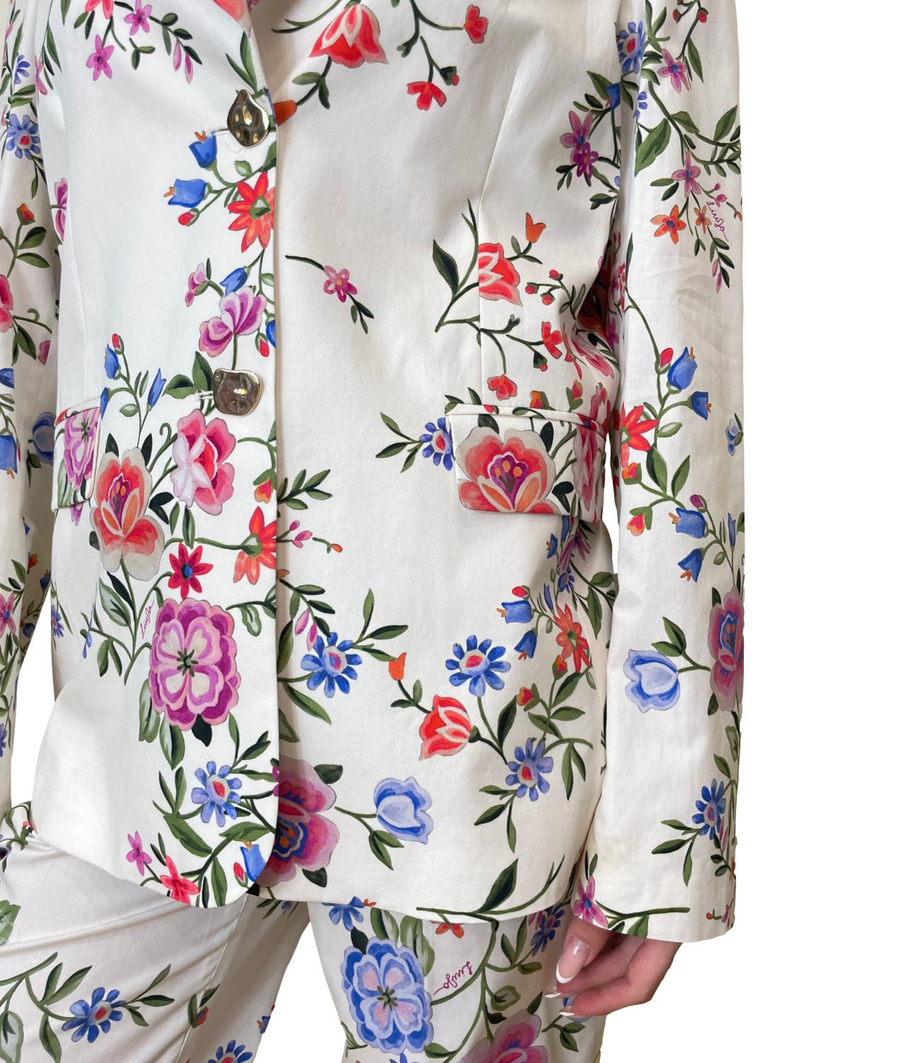 Liu Jo Giacca Glam White Blossom Donna