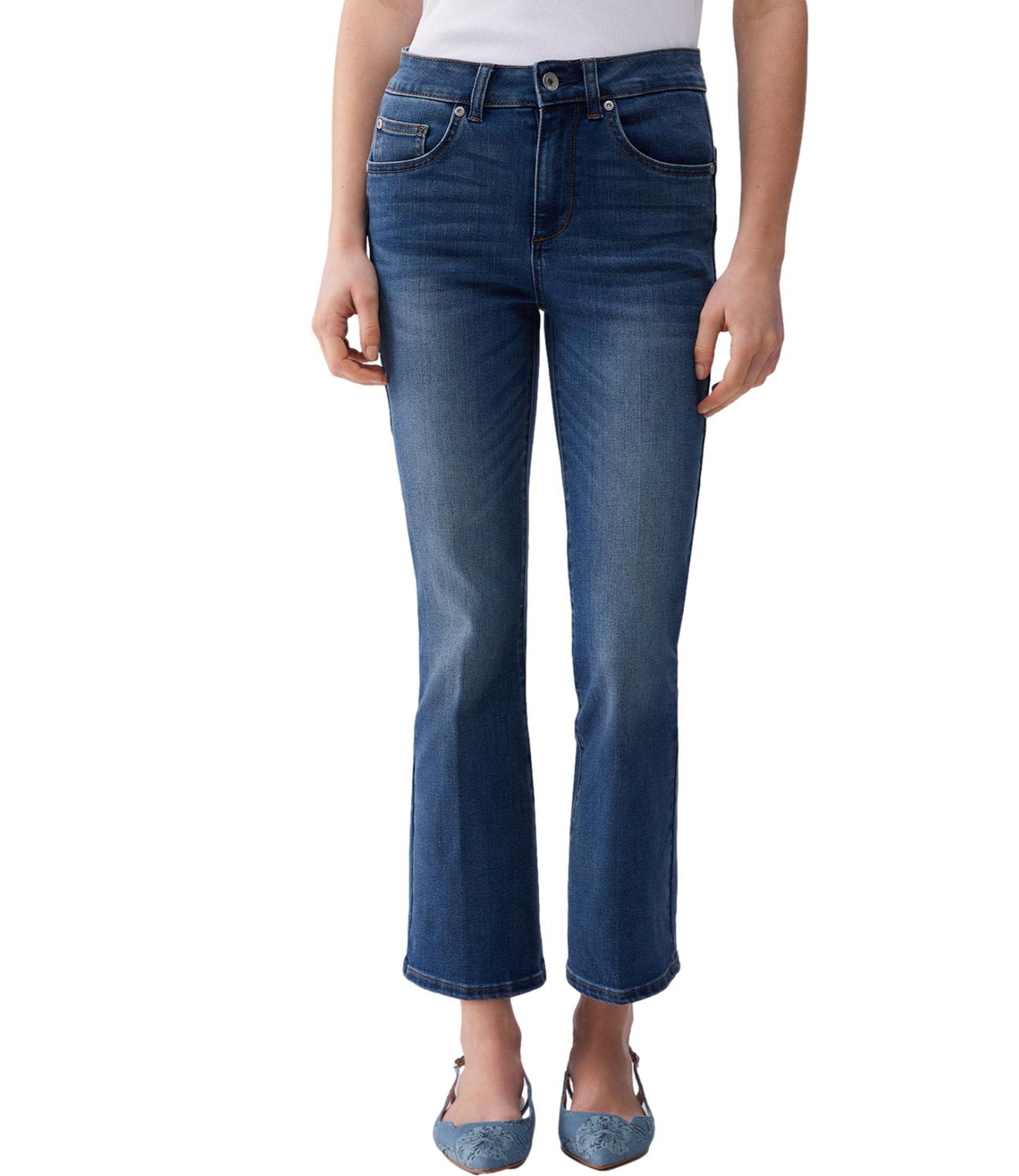 Liu Jo Jeans Flare Blu Scuro Donna