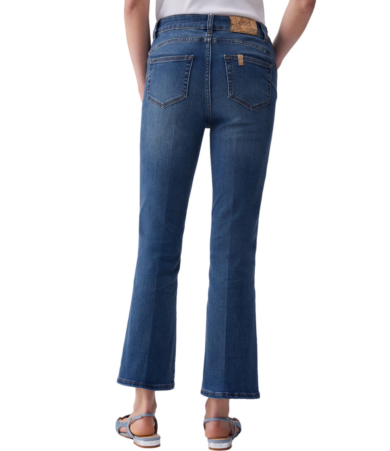 Liu Jo Jeans Flare Blu Scuro Donna