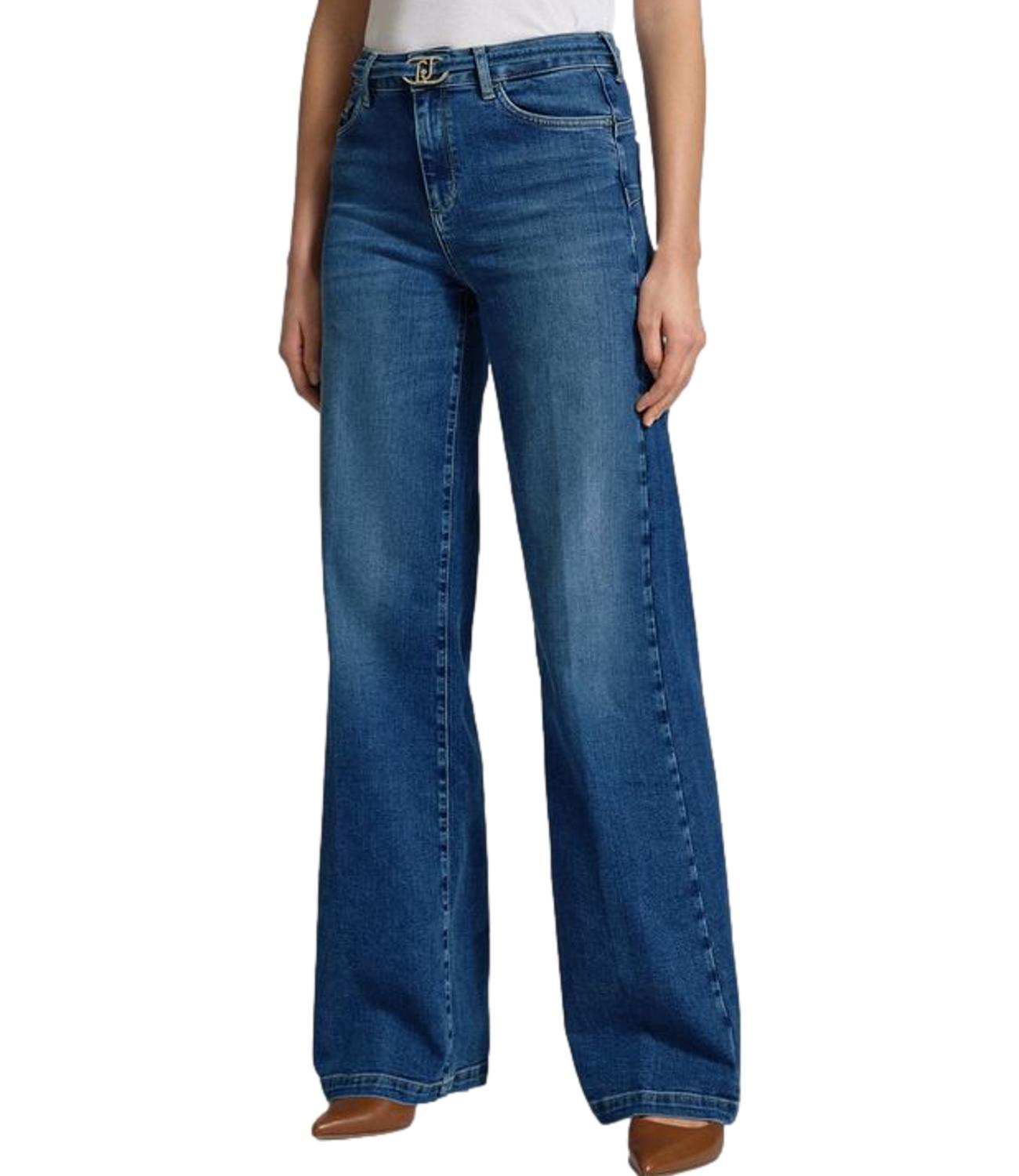 Liu Jo Jeans Flare Blu Bubble Donna