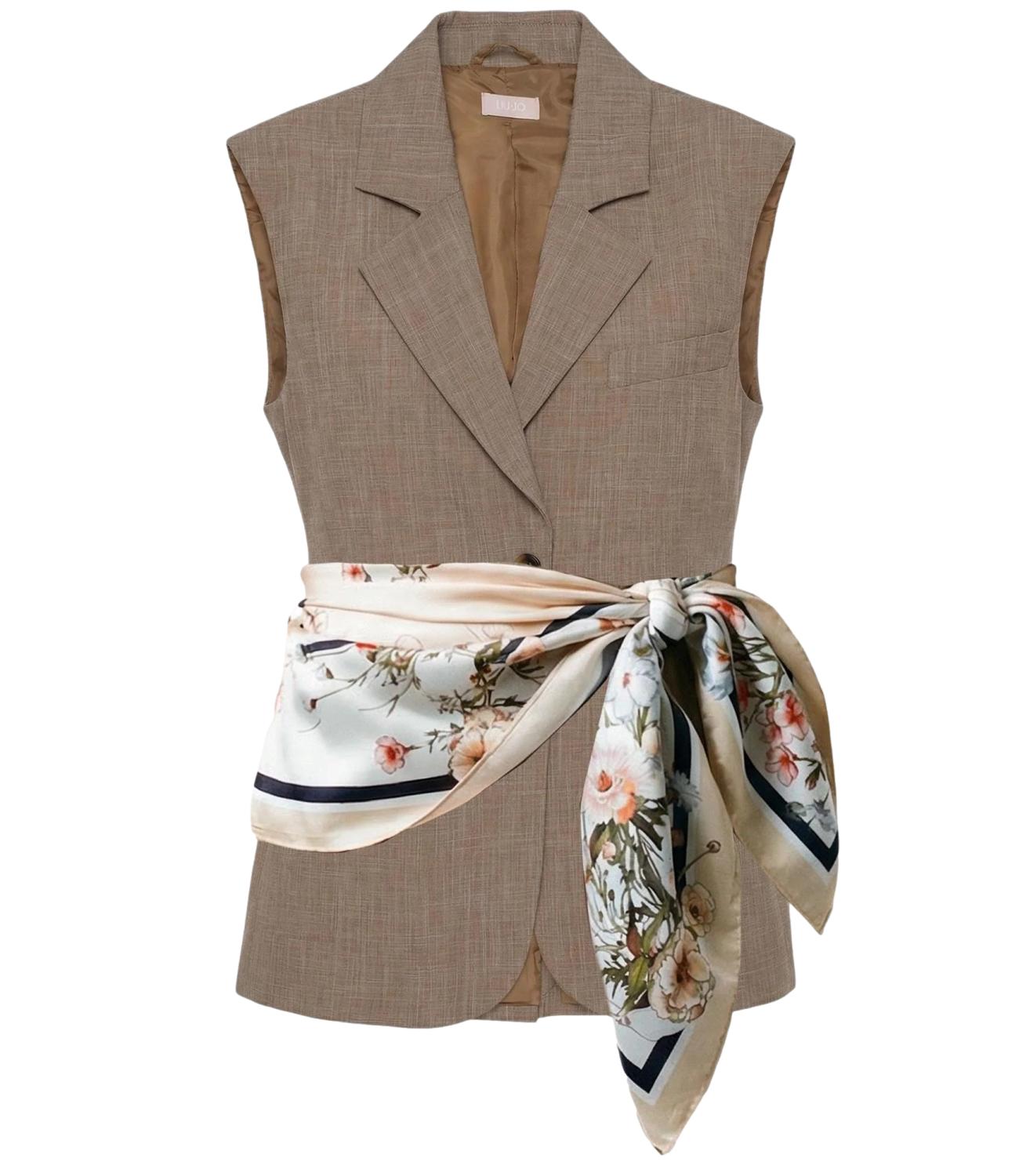 Liu Jo Gilet Biscotto Mel. Donna