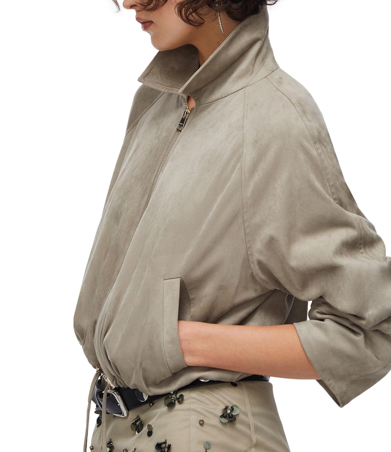 Liu Jo Giacca Camoscio Grigio Donna