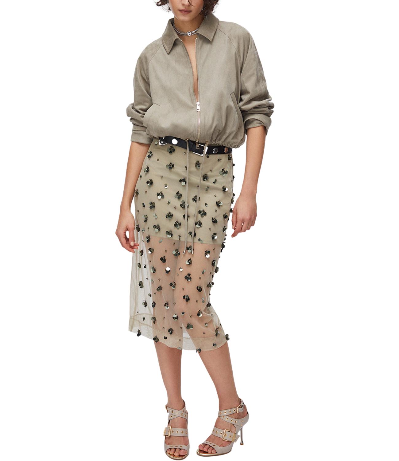 Liu Jo Giacca Camoscio Grigio Donna