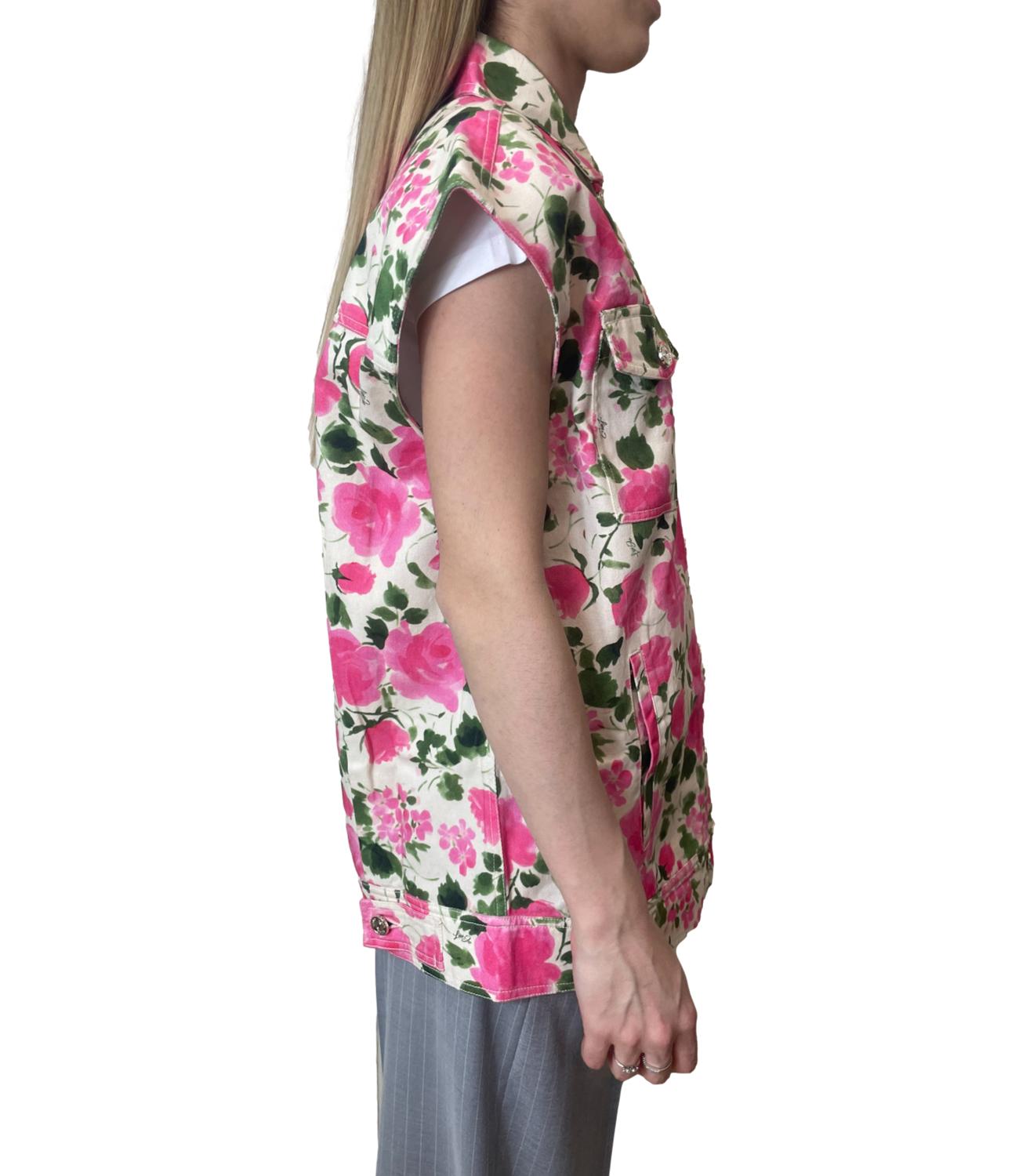 Liu Jo Gilet Naive Roses Donna