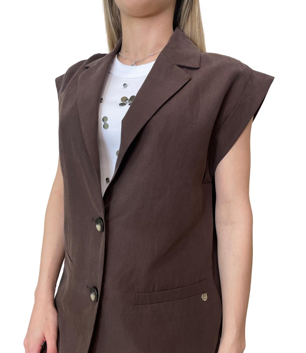Liu Jo Gilet Bianco Sacher Donna