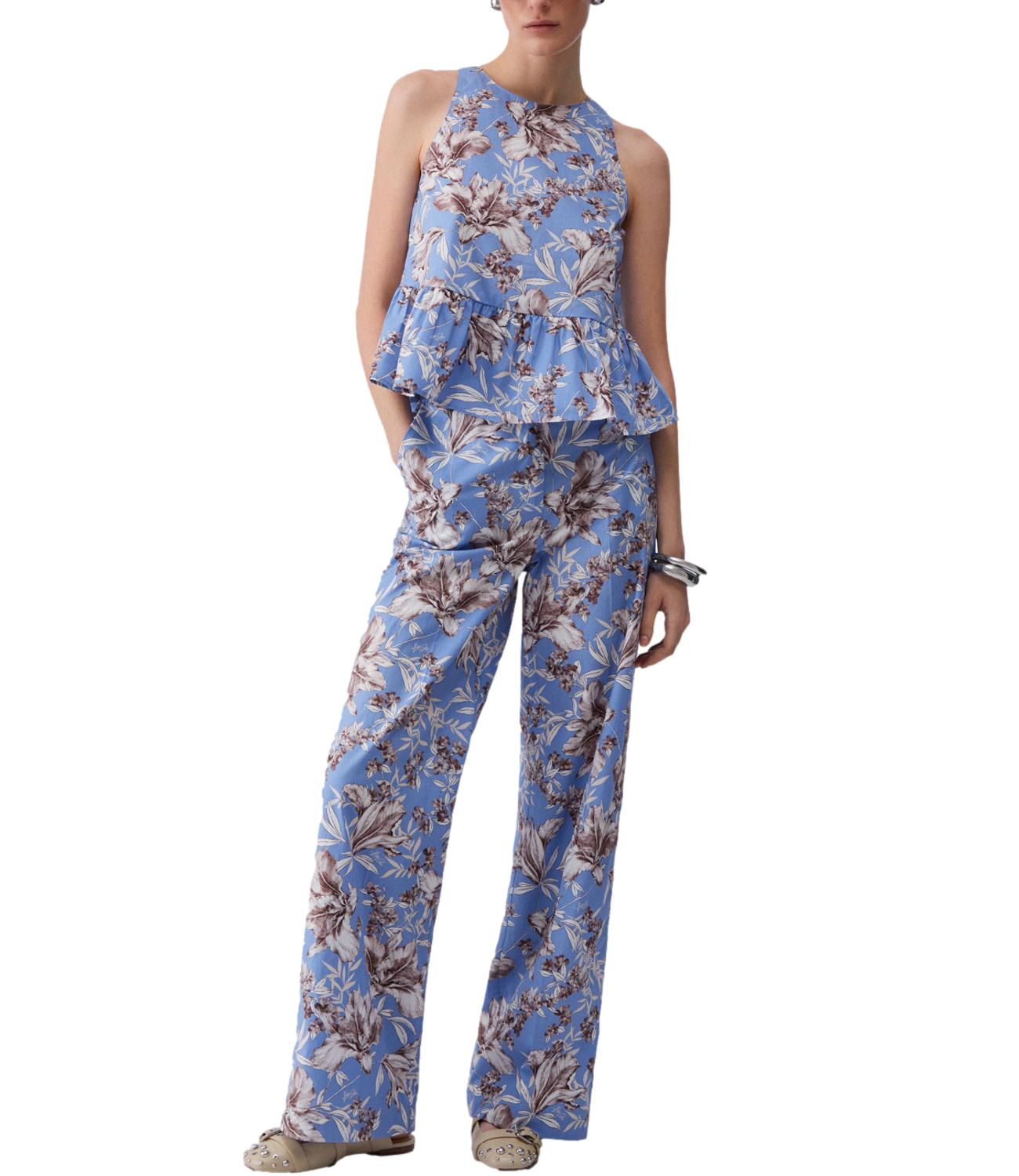 Liu Jo Pantalone Blu Waves Liles Donna