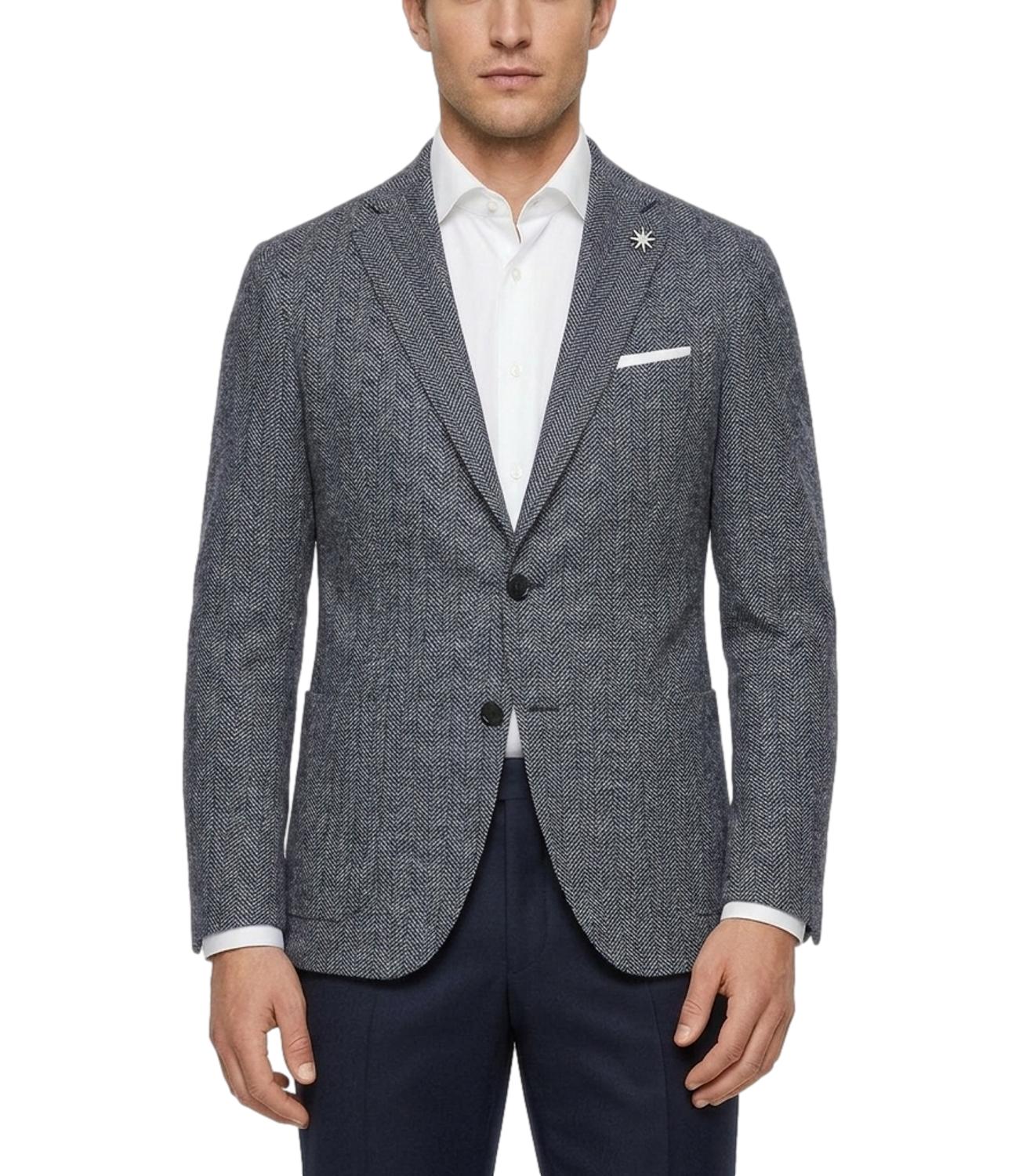 Manuel Ritz Giacca da Uomo - Blu - 4032g2728mc 263270