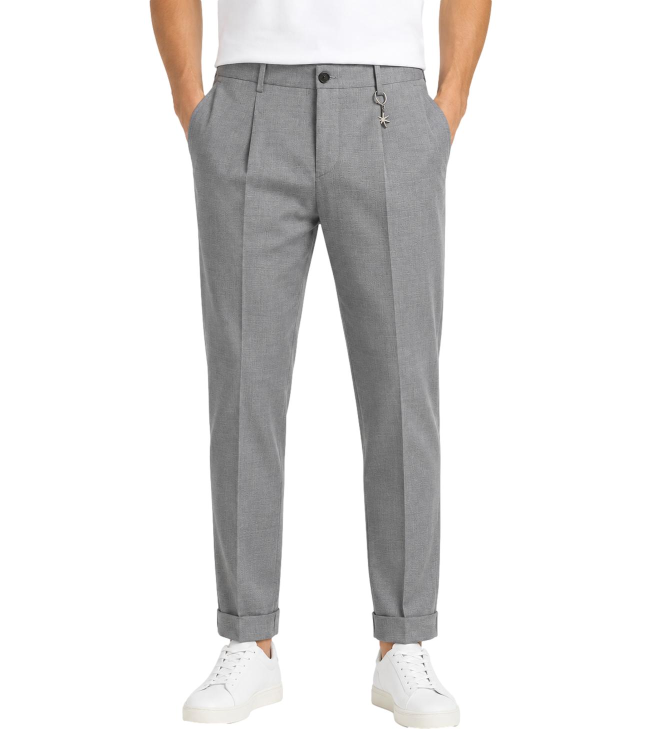 Manuel Ritz Pantalone da Uomo - Grigio - 4032p1658 260000