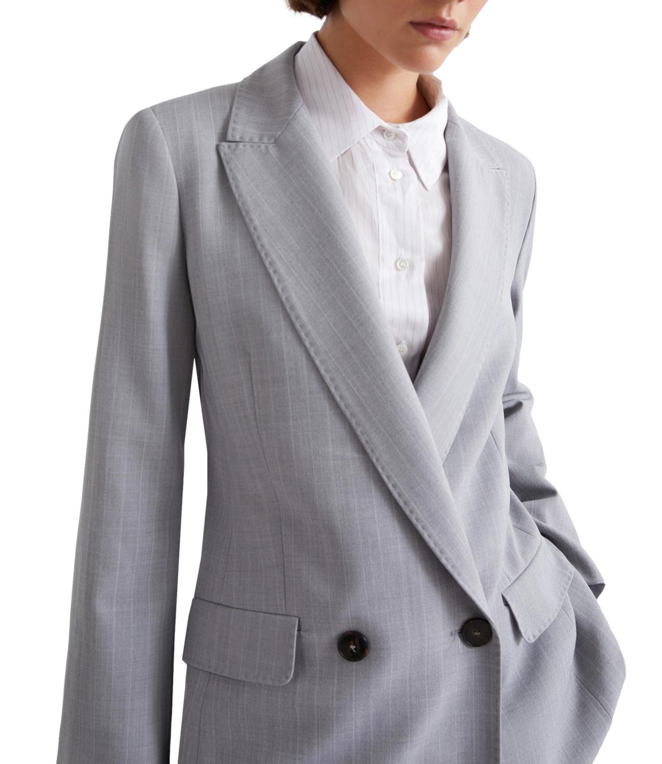 Marella Giacca Mllcanzone Grigio Chiaro Melange Donna
