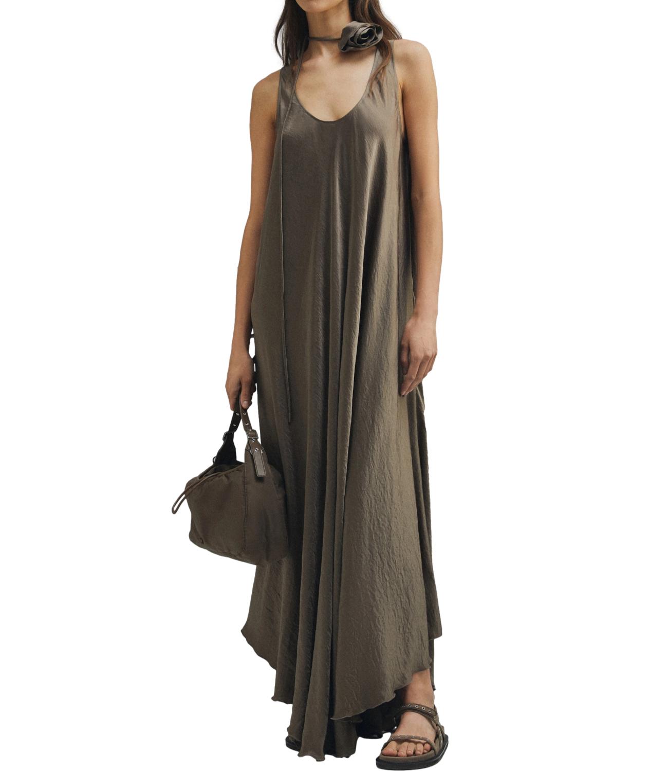 Marella Monochrome Abito Mlmalcool Marrone Donna