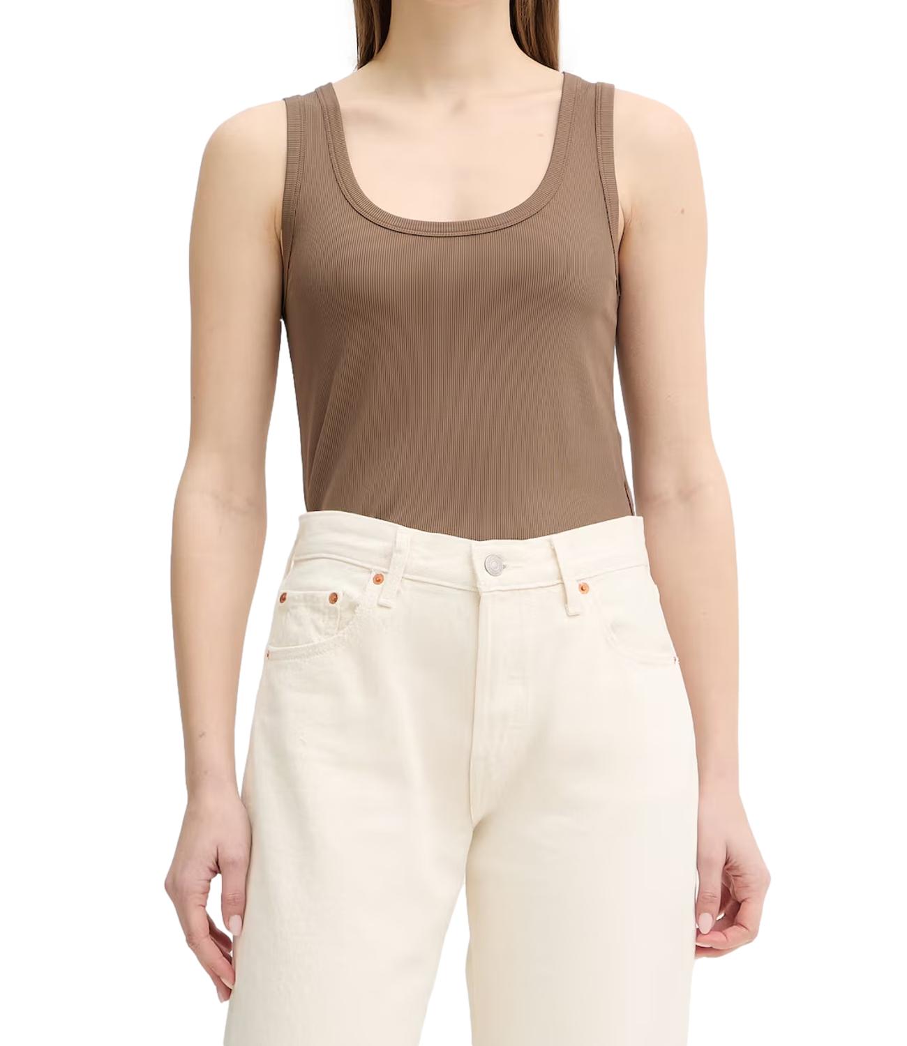 Marella Monochrome Canotta Mlmorata Marrone Donna