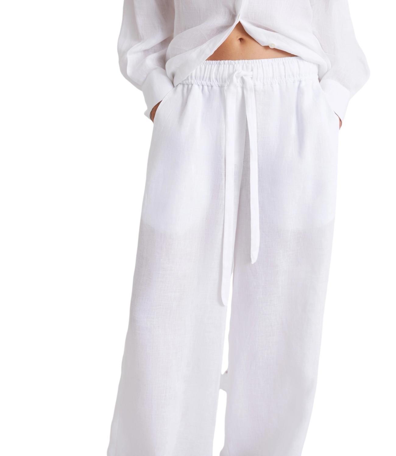 Marella Sport Pantalone Mlsuomo Bianco Ottico Donna