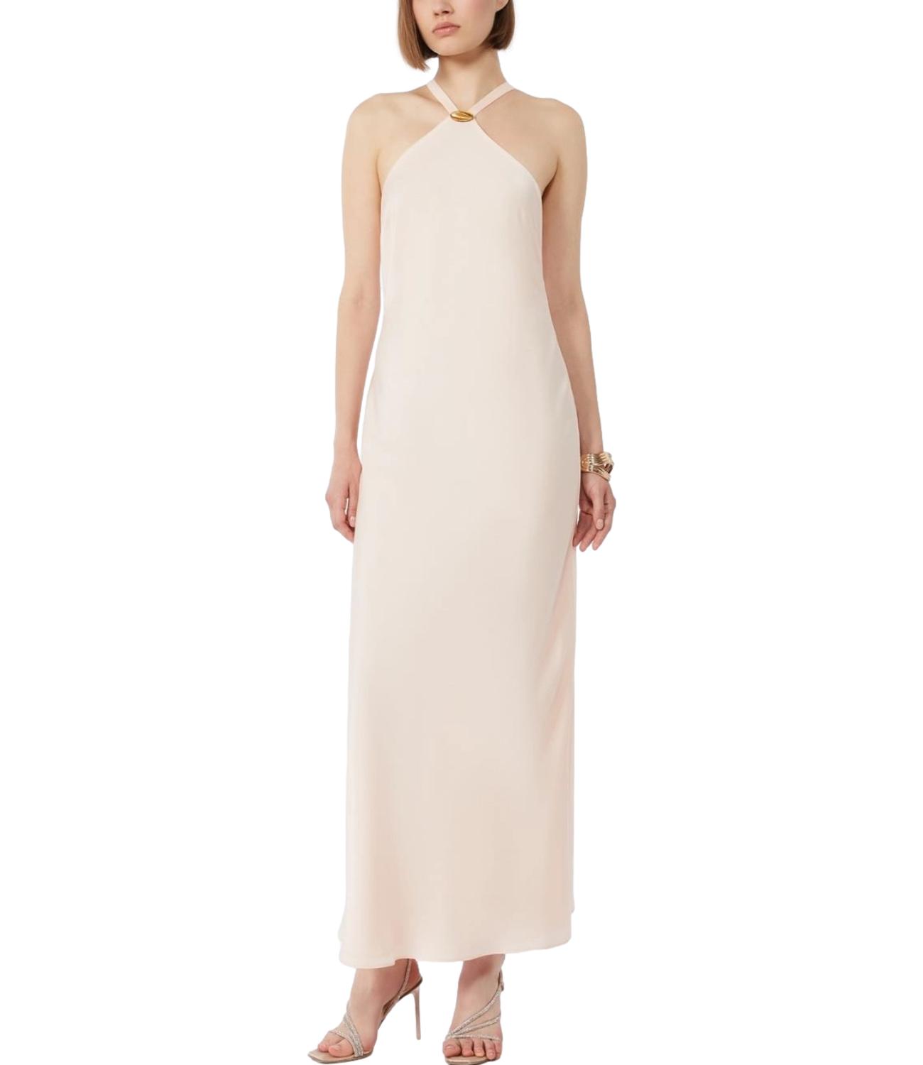 Vestito Mseghiotto beige rosa lungo
