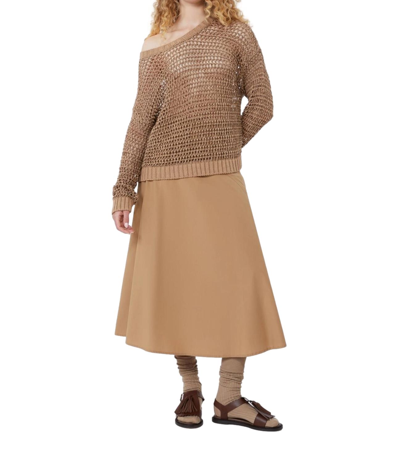 MAX MARA WEEKEND gonna Wkdzattera cuoio donna