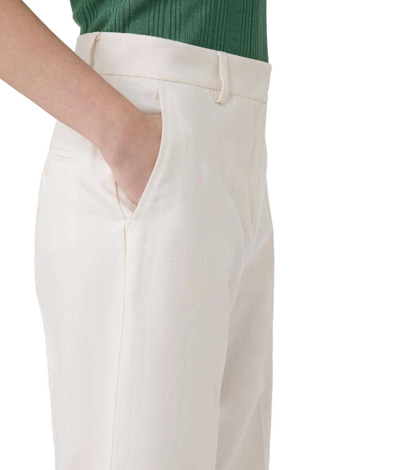 MAX MARA WEEKEND pantalone Wkdzircone ecru donna