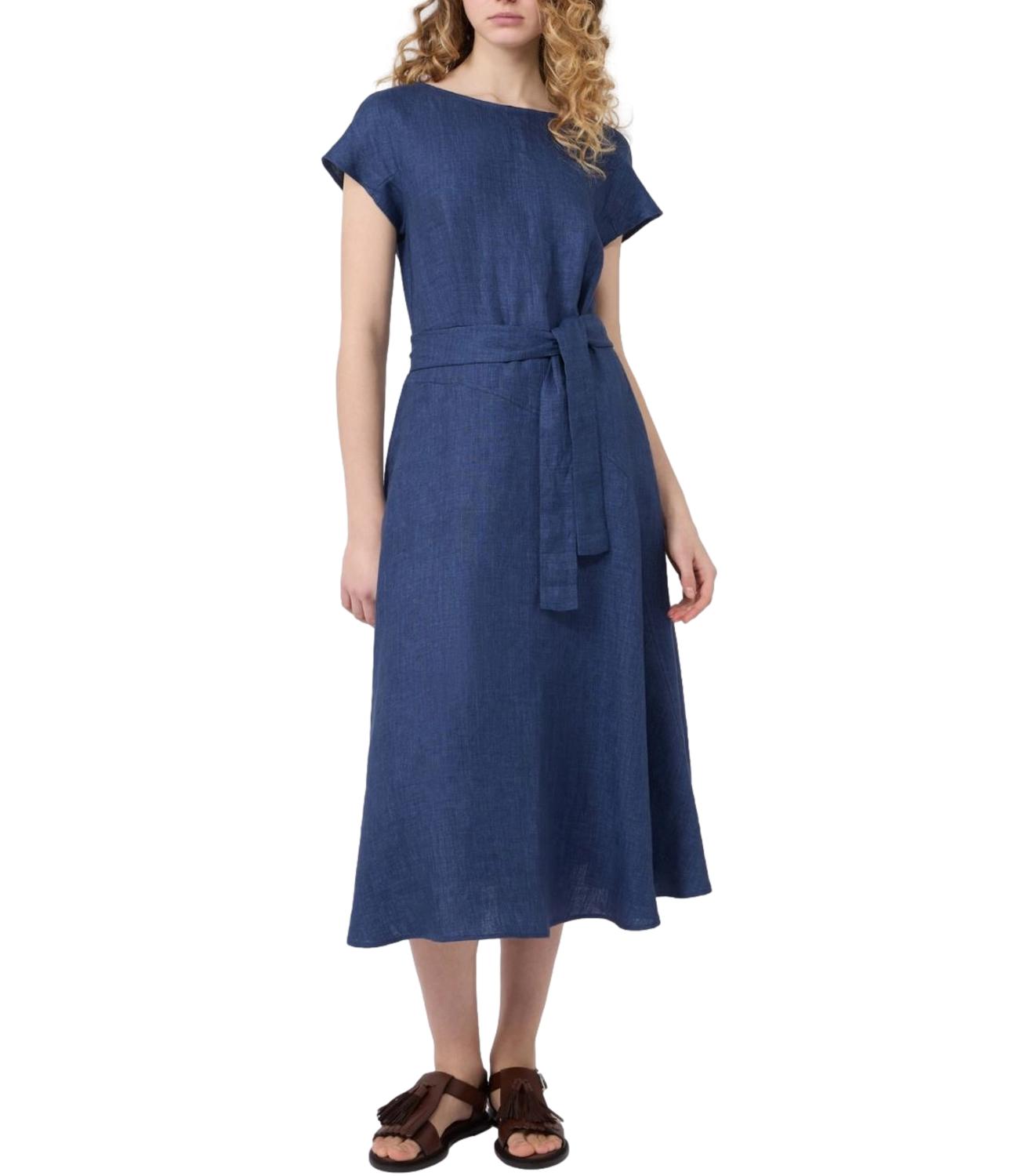 Max Mara Weekend Abito Wkdesordio Blu Donna
