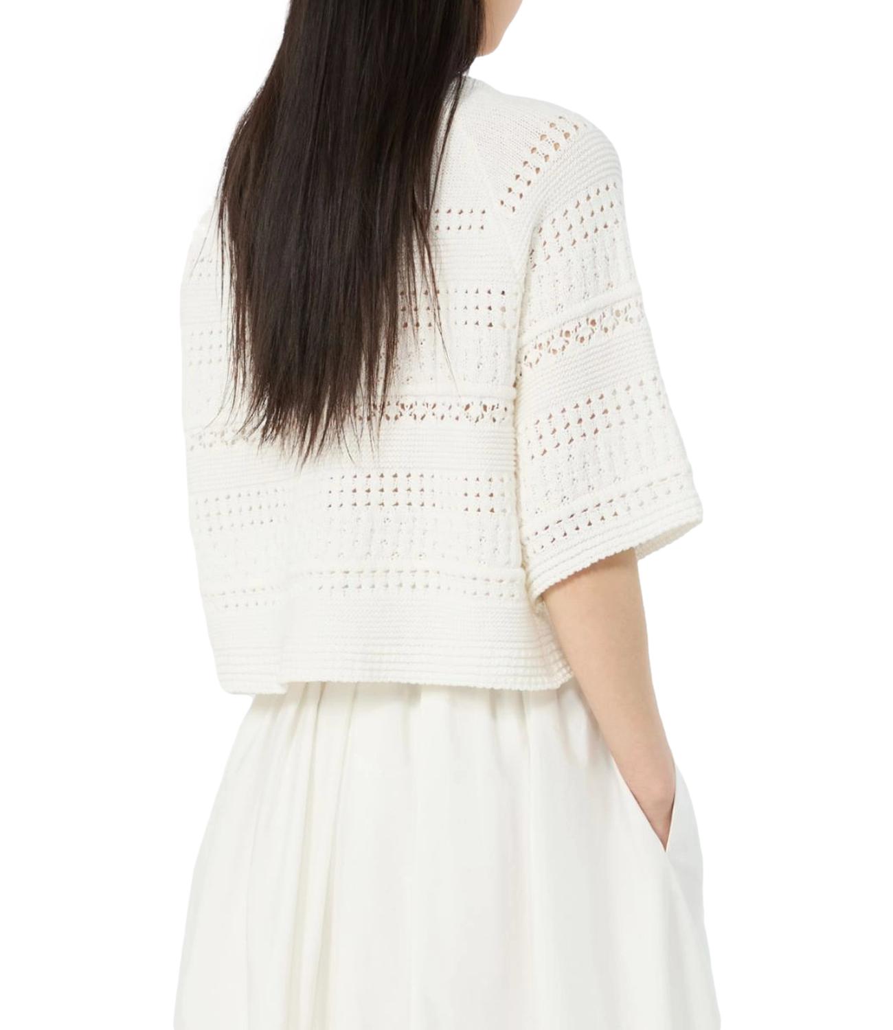 Max Mara Weekend Maglia Wkiorche Avorio Donna