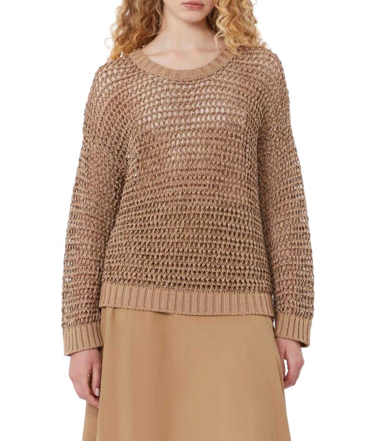 MAX MARA WEEKEND maglia Wkdonirica cuoio donna