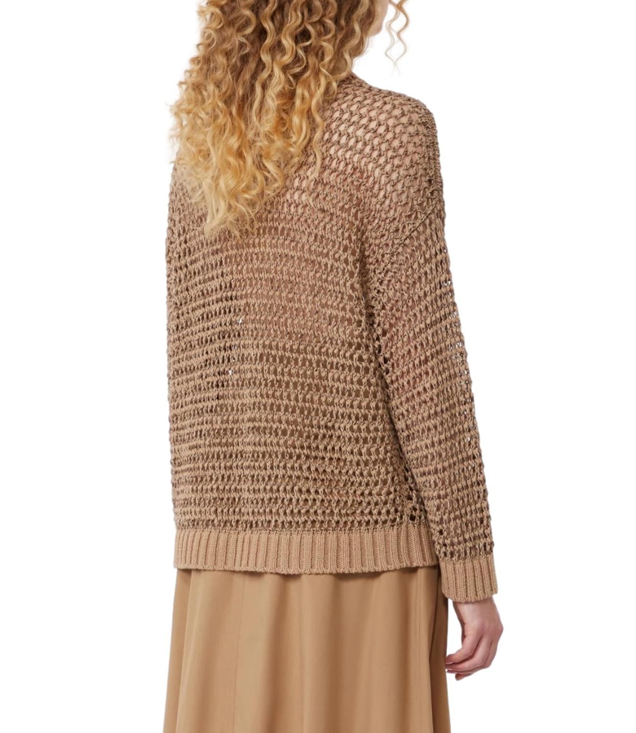 MAX MARA WEEKEND maglia Wkdonirica cuoio donna