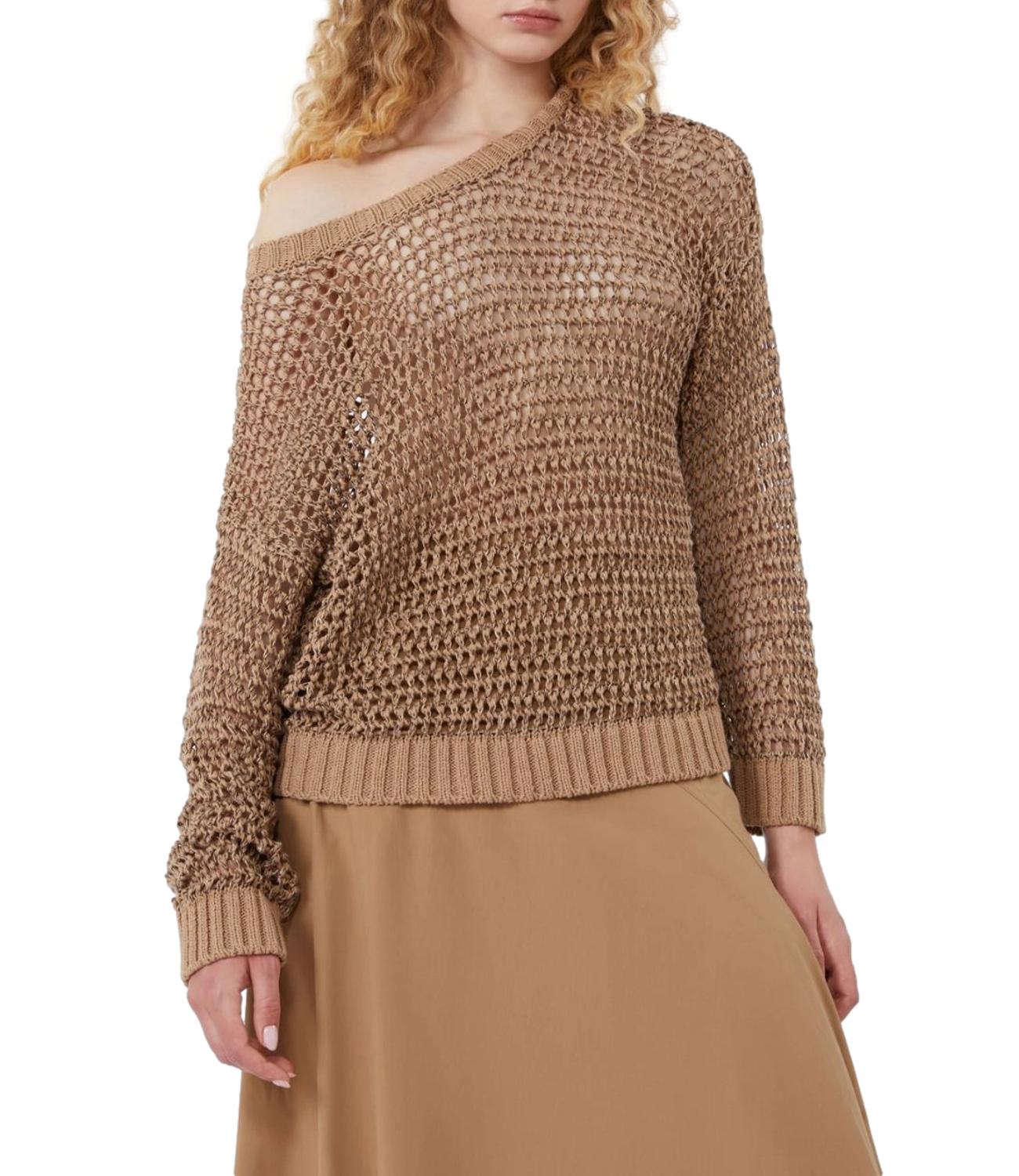 MAX MARA WEEKEND maglia Wkdonirica cuoio donna