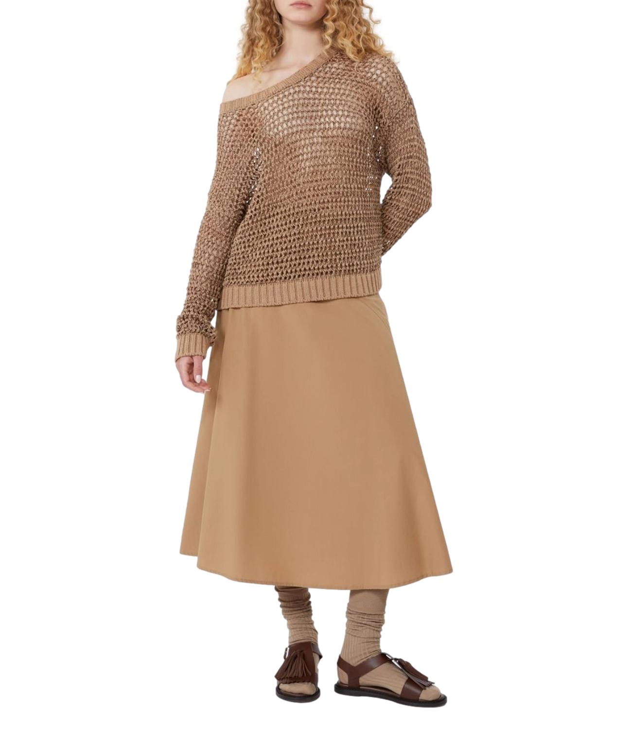 MAX MARA WEEKEND maglia Wkdonirica cuoio donna