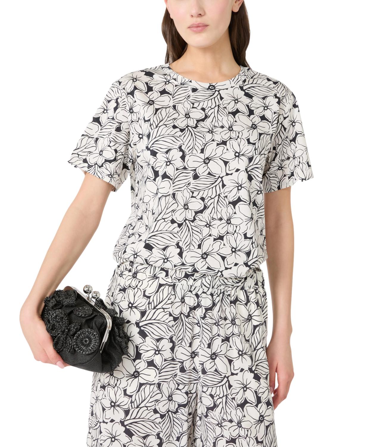 Max Mara Weekend T-Shirt da Donna - Des.fiore Hawaii - 2615971022600