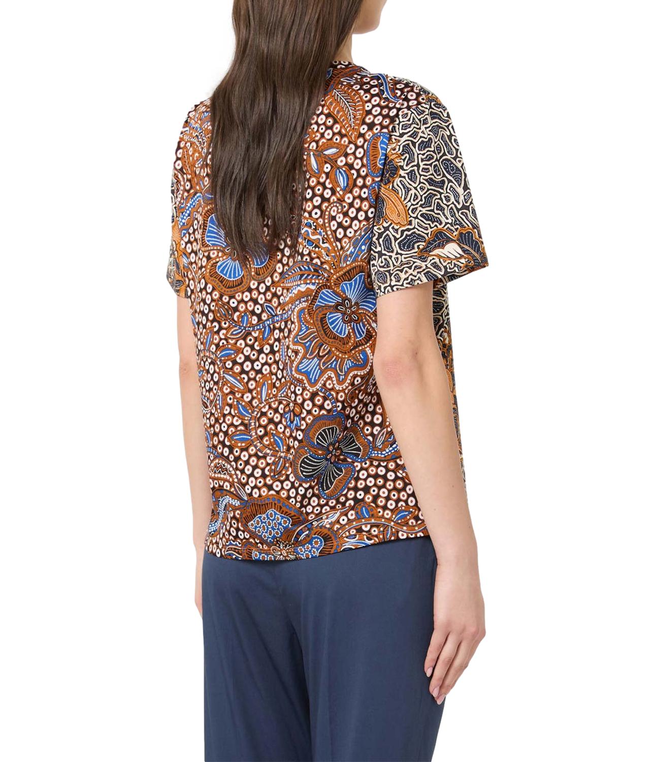 Max Mara Weekend T-Shirt da Donna - Des.fiore Wax - 2615971022600