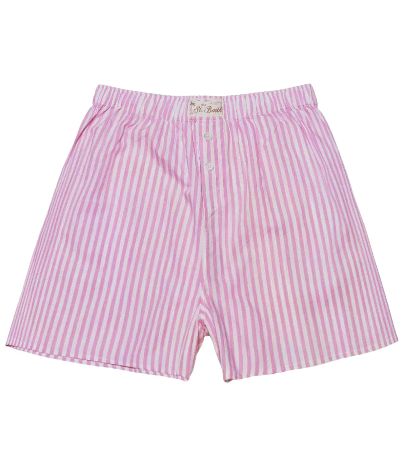 Mc2 Saint Barth Short da Donna - Cotton Sb Stripes V 21 Emb