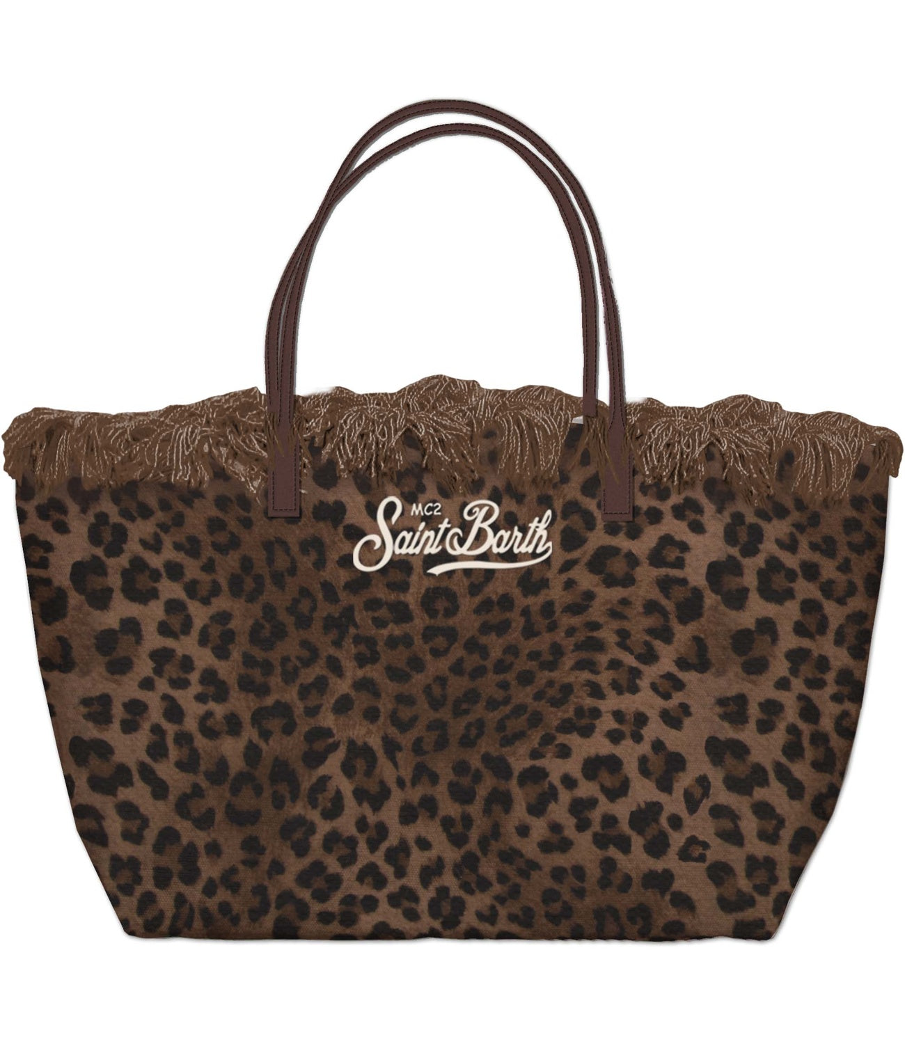 Mc2 Saint Barth Borsa da Donna - Canvas Dark Leopard 18 Emb - Cbf0001