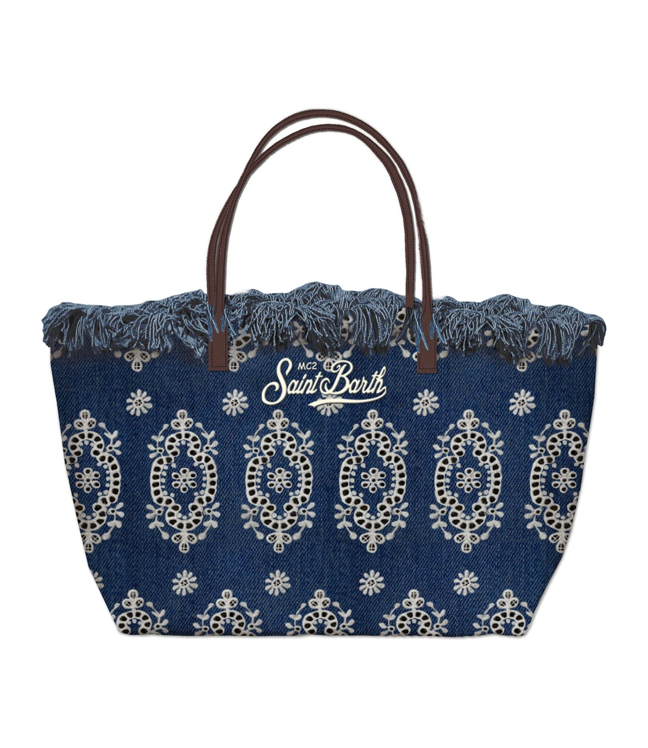 Mc2 Saint Barth Borsa da Donna - Sangallo Denim Dark Emb - Cbmf001
