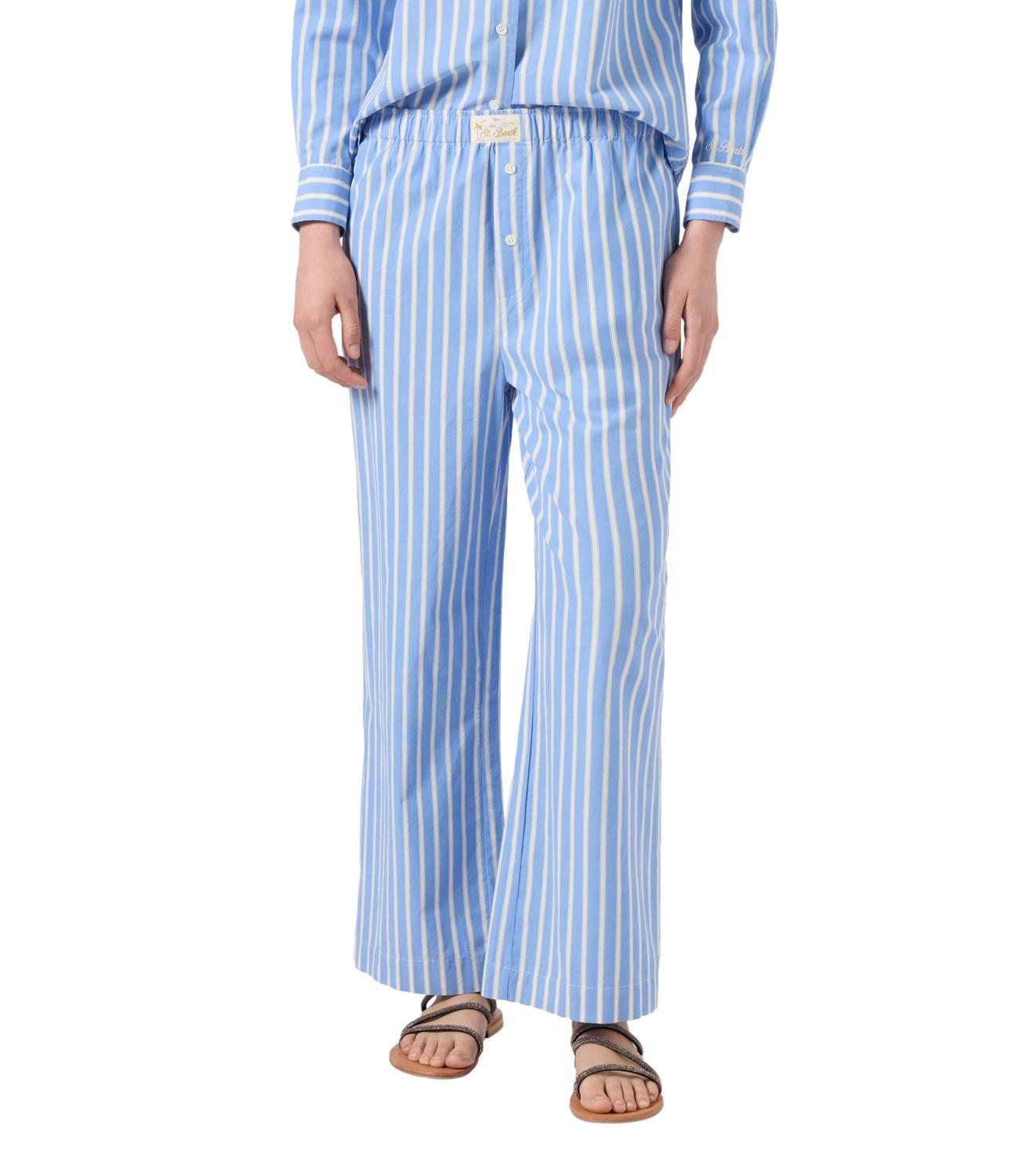 Mc2 Saint Barth Pantalone da Donna - Cotton Stripes Tiny Mini V 31 - Doh0001