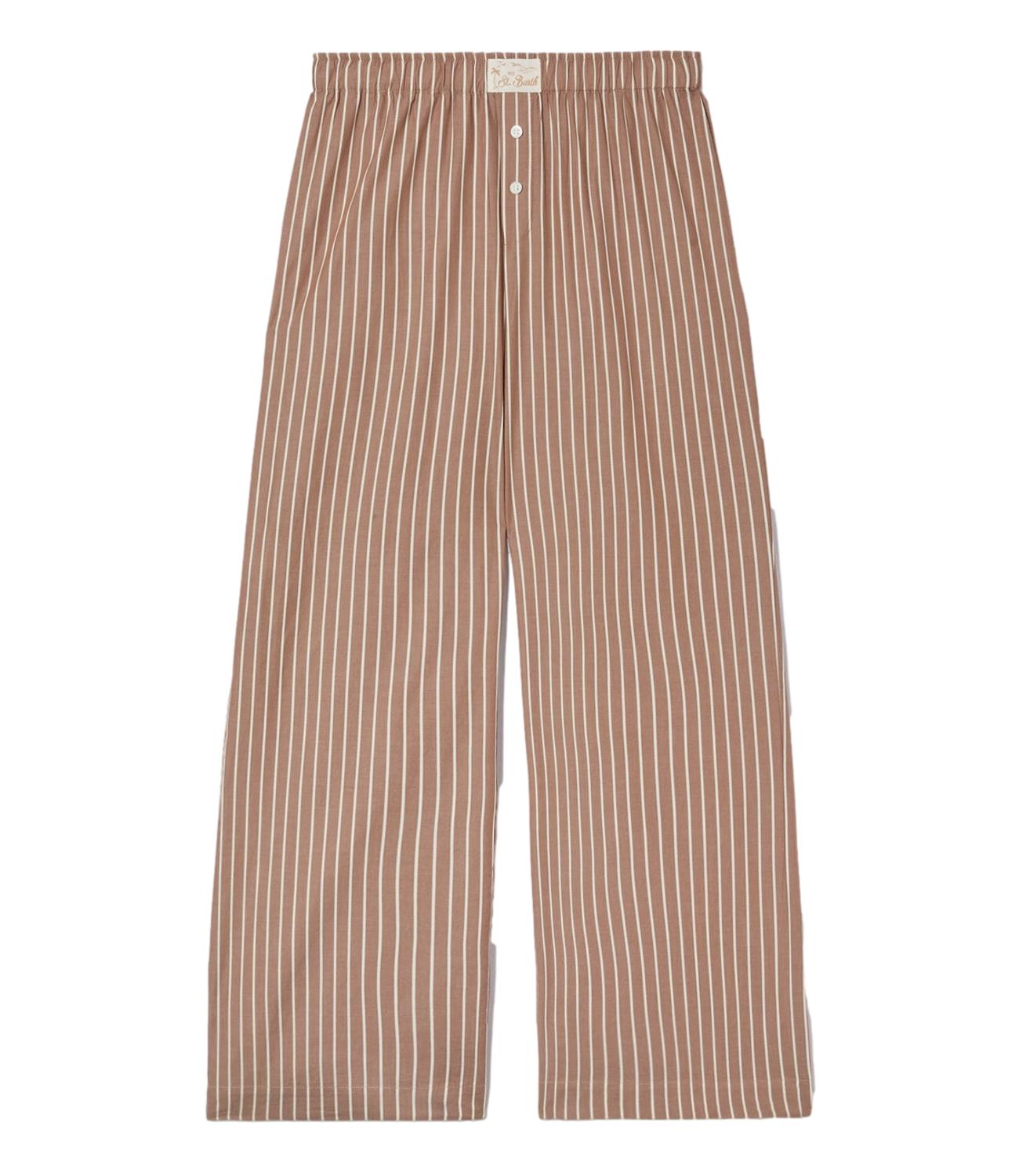 Mc2 Saint Barth Pantalone da Donna - Cotton Stripes Tiny V 1810 - Doh0001
