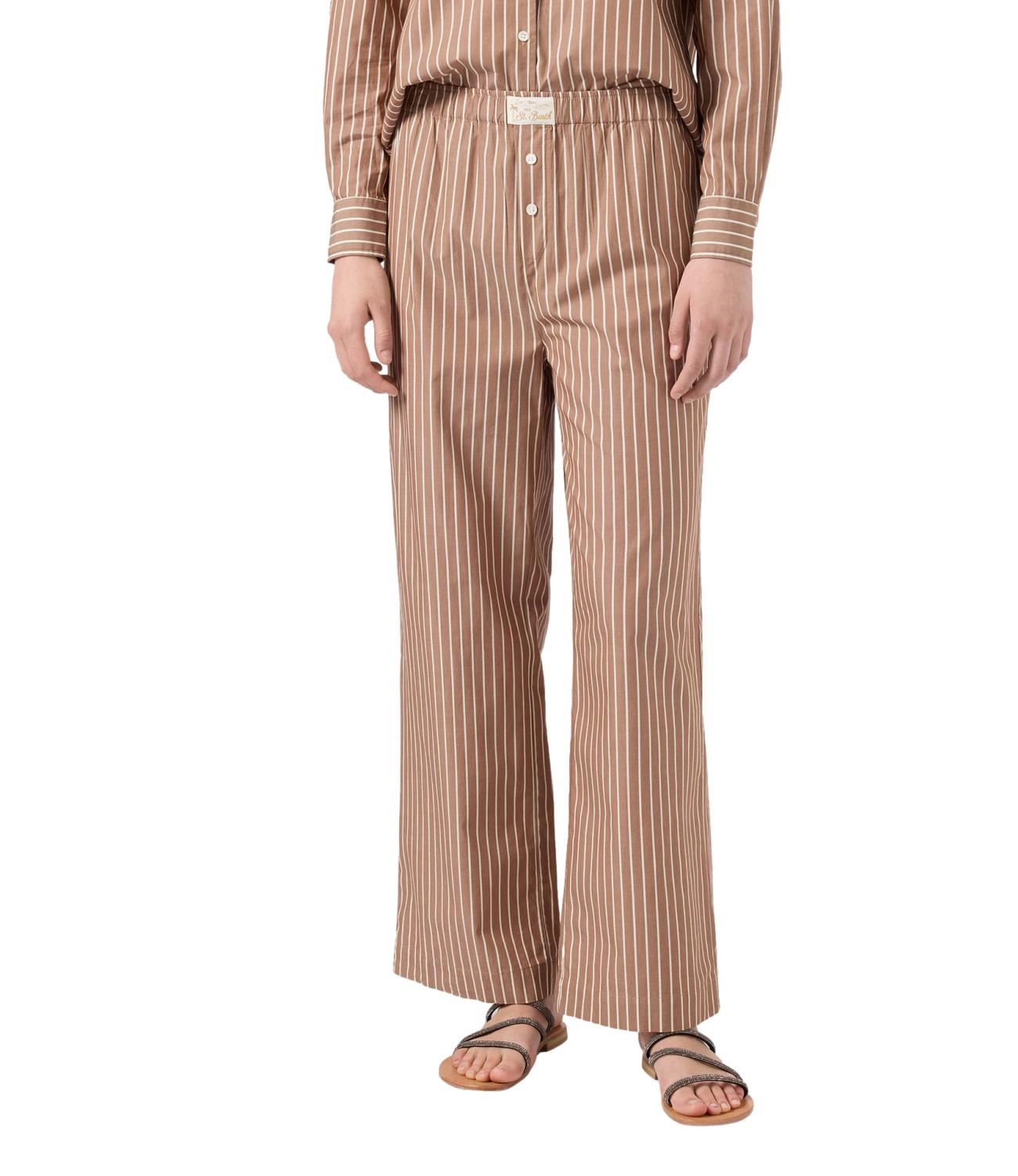 Mc2 Saint Barth Pantalone da Donna - Cotton Stripes Tiny V 1810 - Doh0001