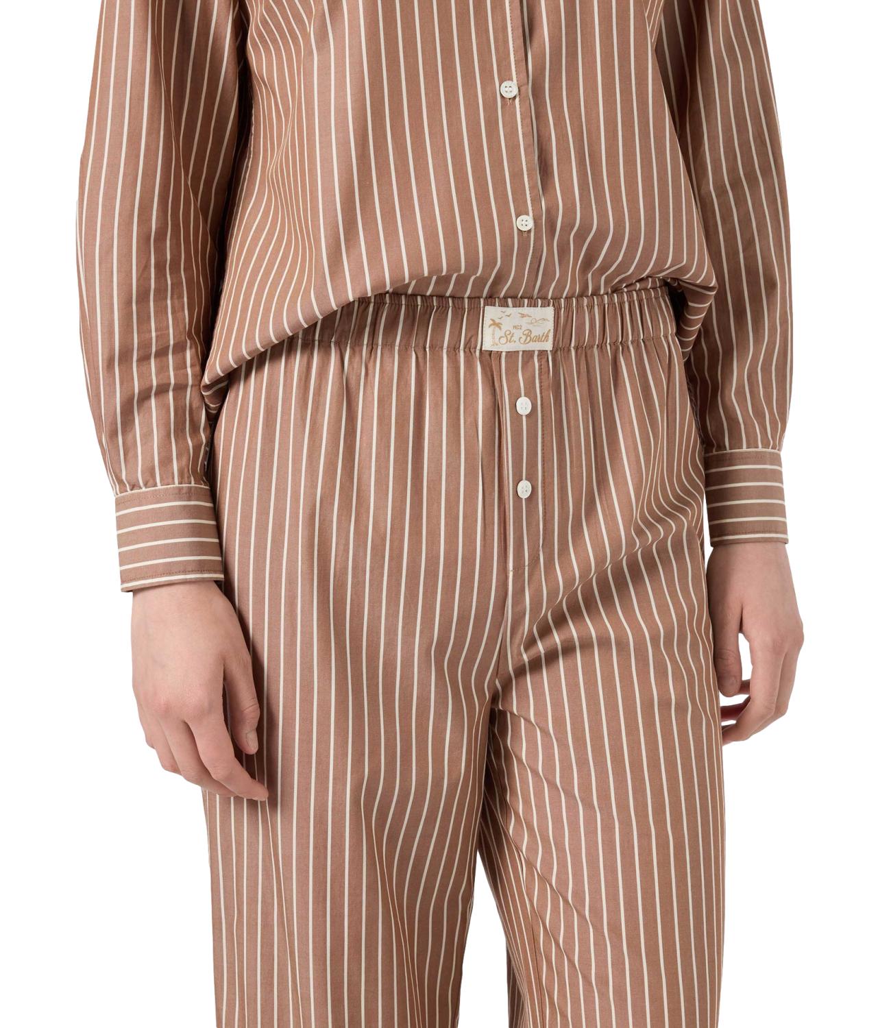 Mc2 Saint Barth Pantalone da Donna - Cotton Stripes Tiny V 1810 - Doh0001