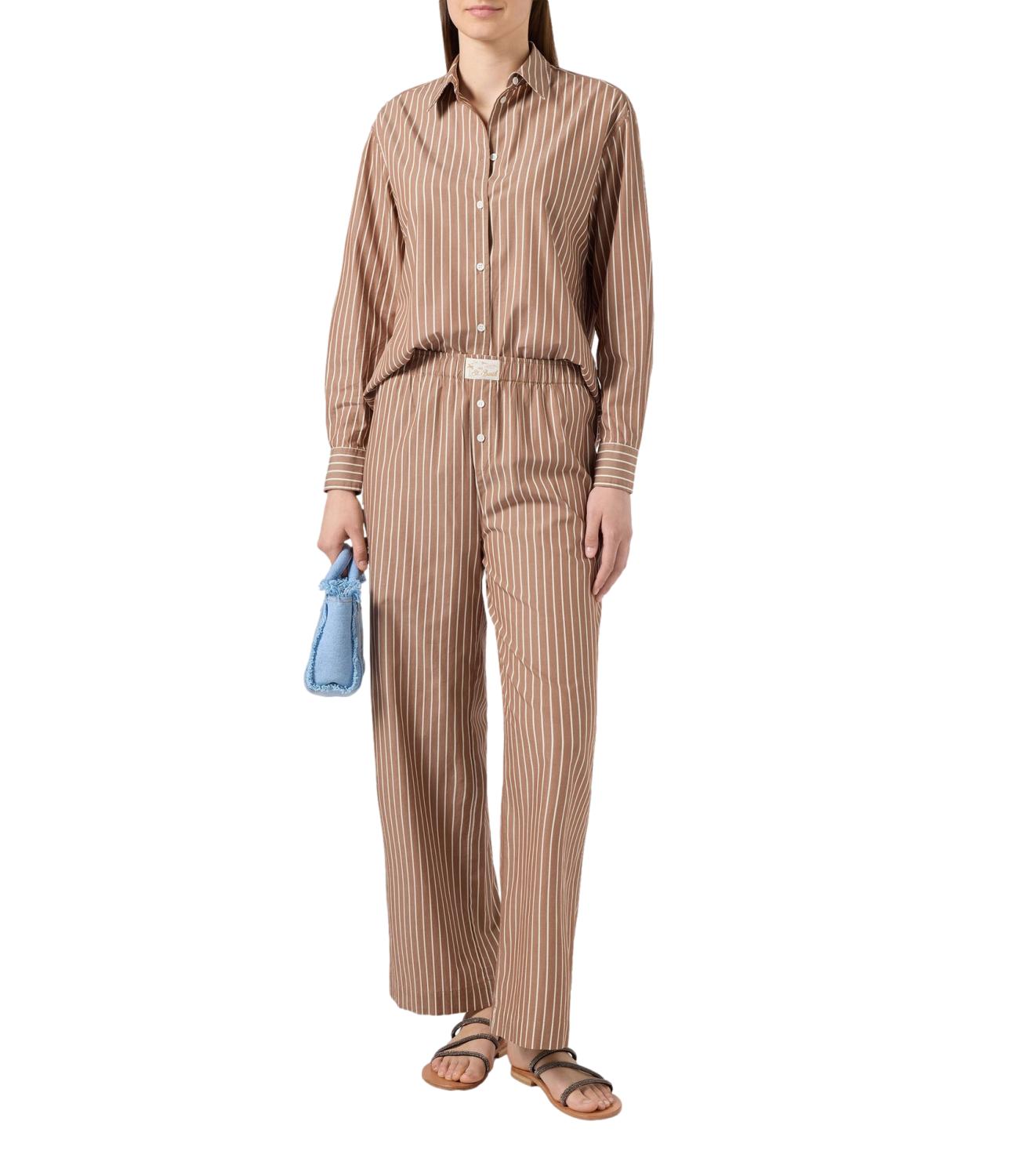 Mc2 Saint Barth Pantalone da Donna - Cotton Stripes Tiny V 1810 - Doh0001