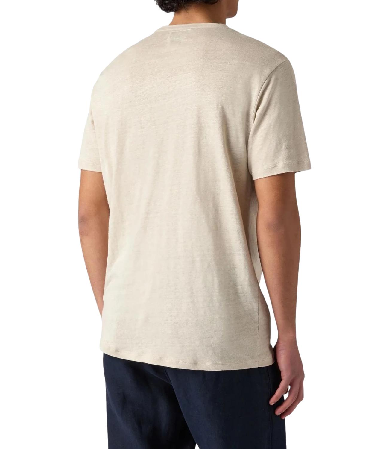 Mc2 Saint Barth T-Shirt da Uomo - Linen 10h Grain - Ecs0003