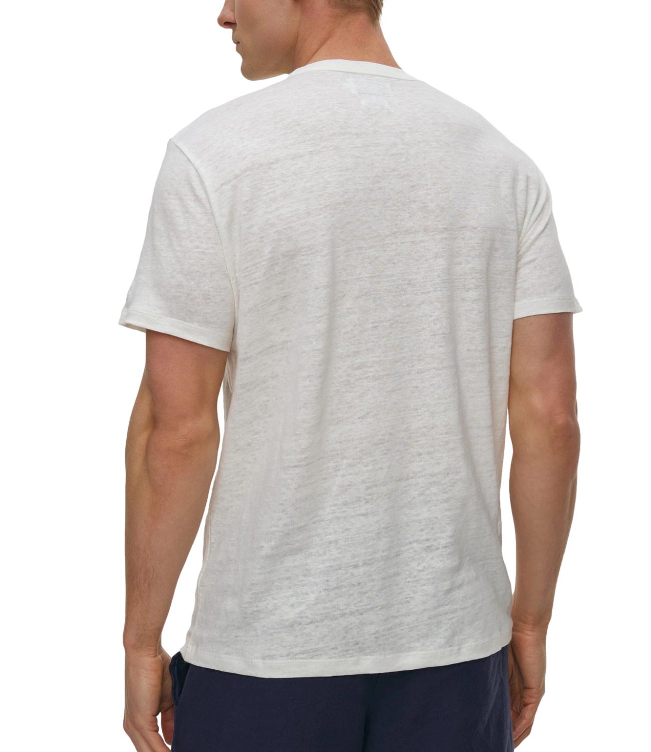T-shirt MC2 Saint Bath Ecstasea in lino da uomo color Bianco