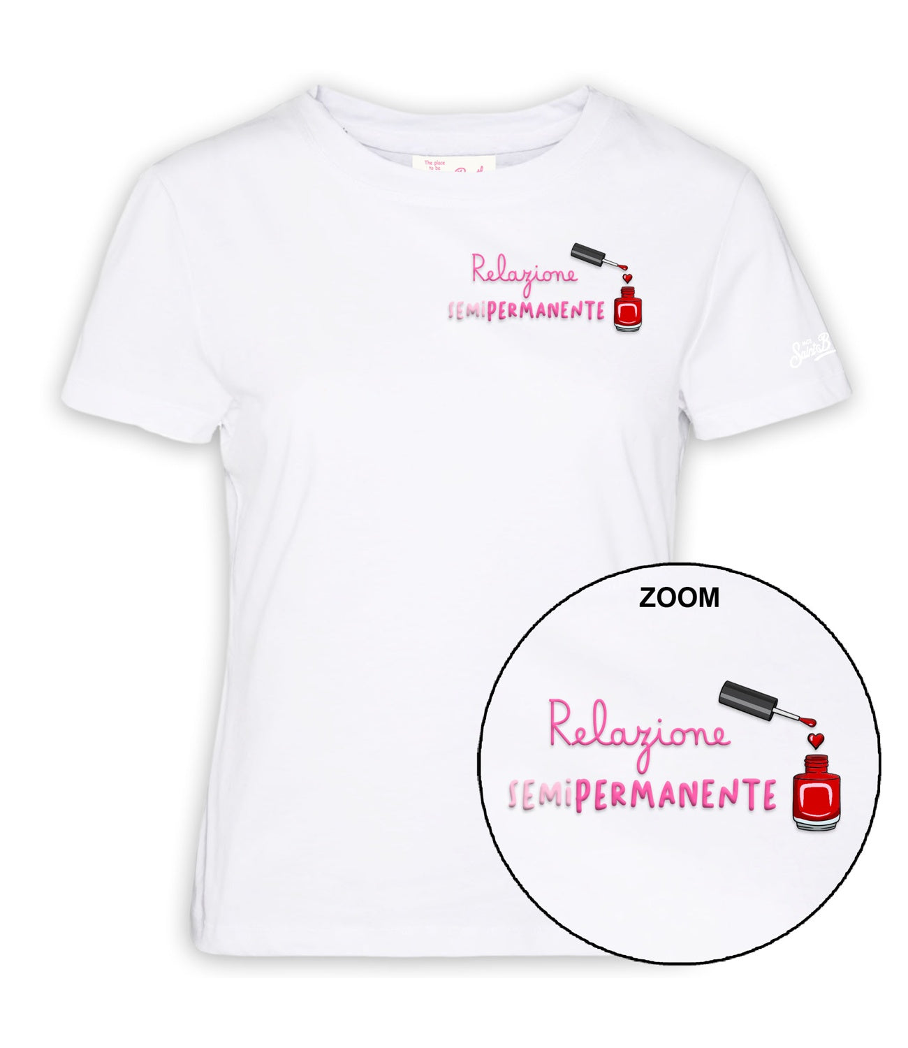 Mc2 Saint Barth T-Shirt da Donna - Relazione Semi 01n Emb - Emi0001