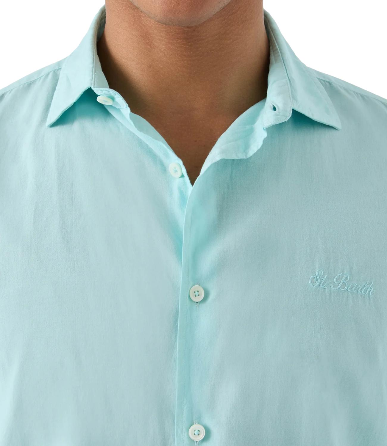 Mc2 Saint Barth Camicia da Uomo - 56l Watergreen