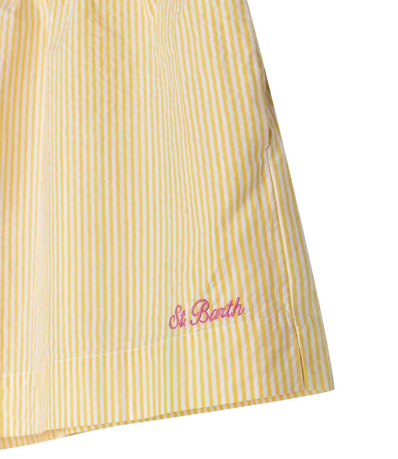 Mc2 Saint Barth Short da Donna - Seersucker Stripes V Mix Emb