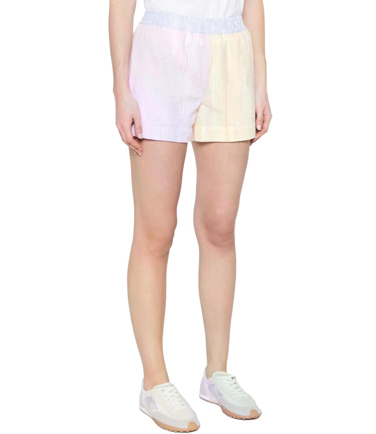 Mc2 Saint Barth Short da Donna - Seersucker Stripes V Mix Emb