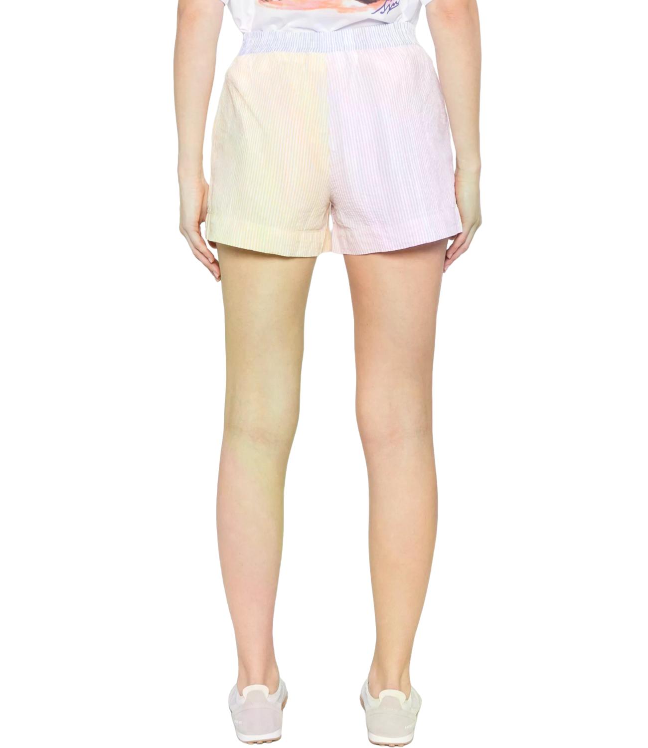 Mc2 Saint Barth Short da Donna - Seersucker Stripes V Mix Emb