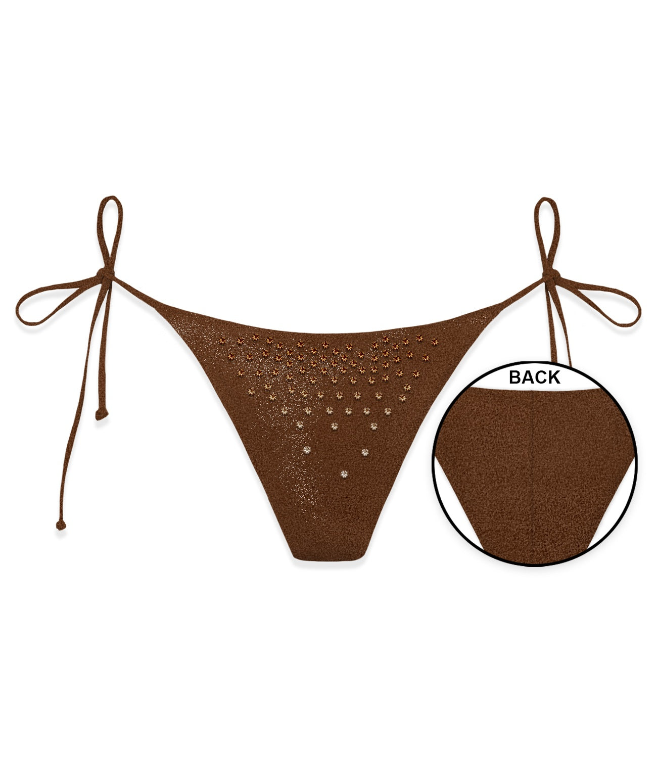 Mc2 Saint Barth Slip da Donna - Shiny Strass Waterfall 18 - Mrl0001