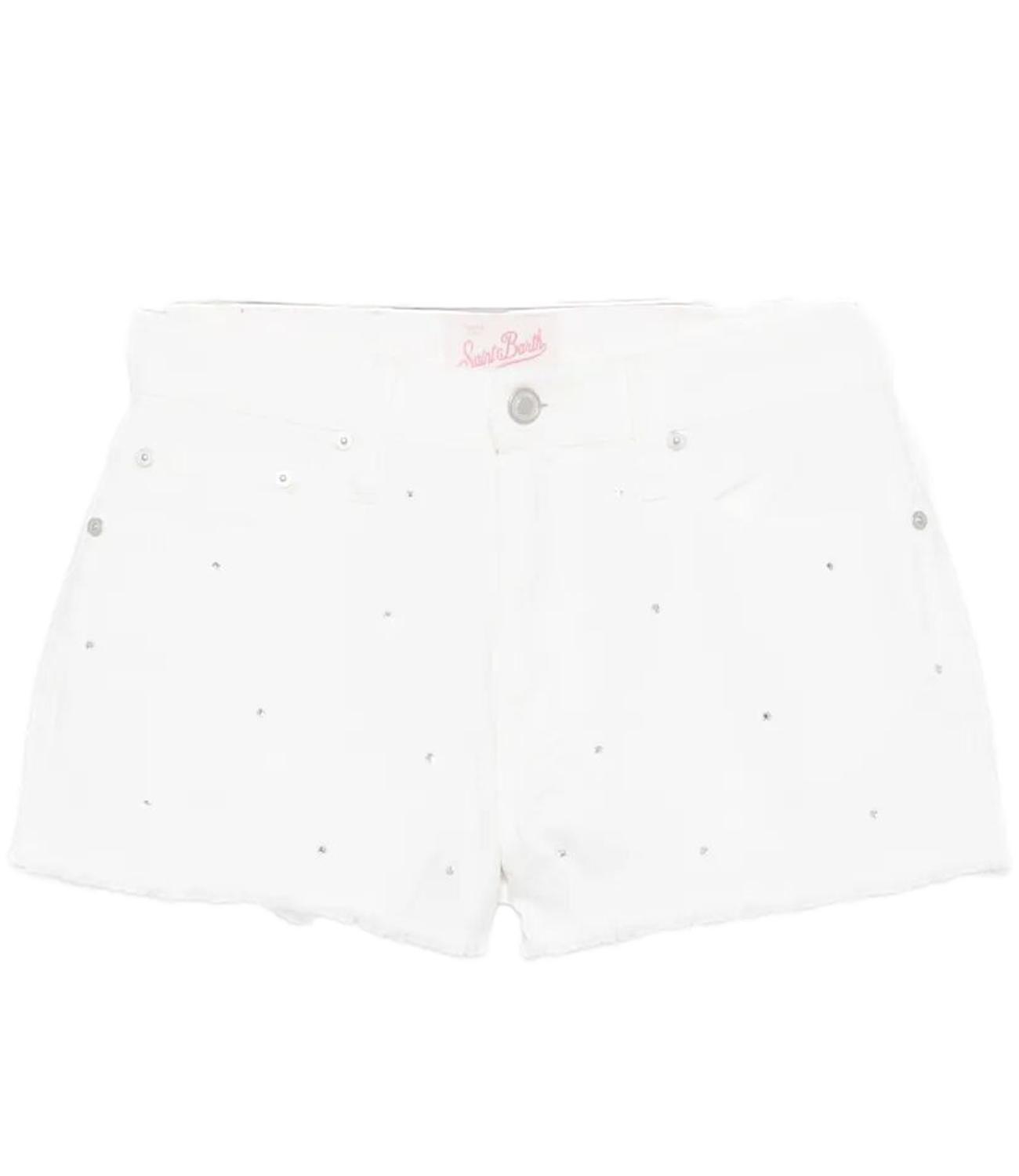 Mc2 Saint Barth Short da Donna - Denim Strass 01 - Mus000 1