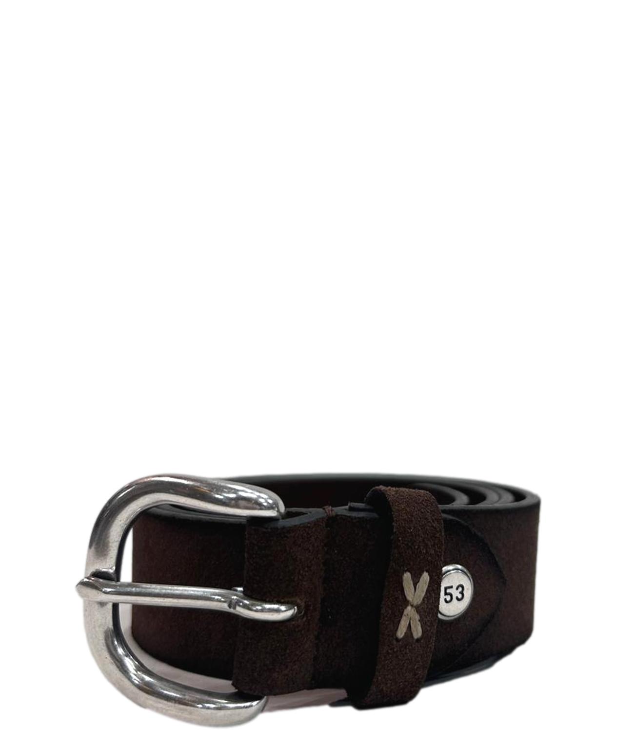 Minoronzoni Cintura da Uomo - Castagna - Mrs264c029