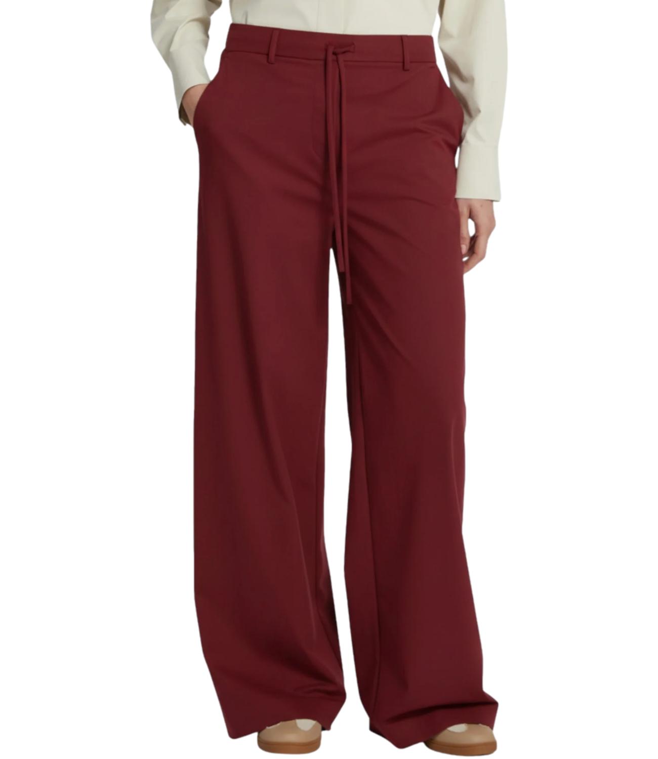 MM Pantalone Mmlagoraio Rosso Scuro Donna